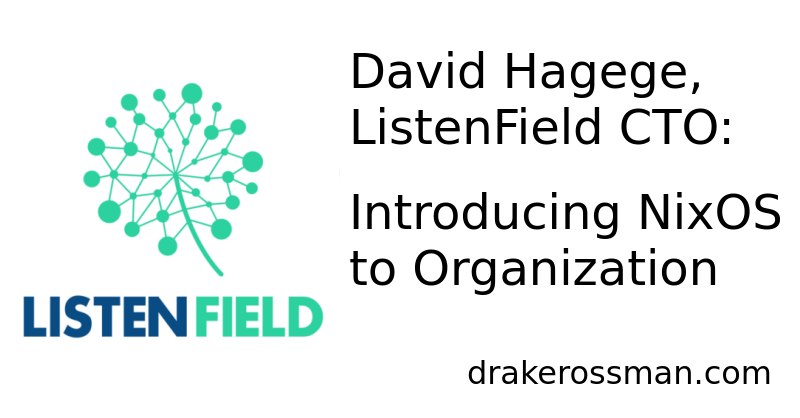 I had a fortune to interview the CTO of ListenField - David Hagege, who also happens to be a recent subscriber to my newsletter. ListenField is a Japa